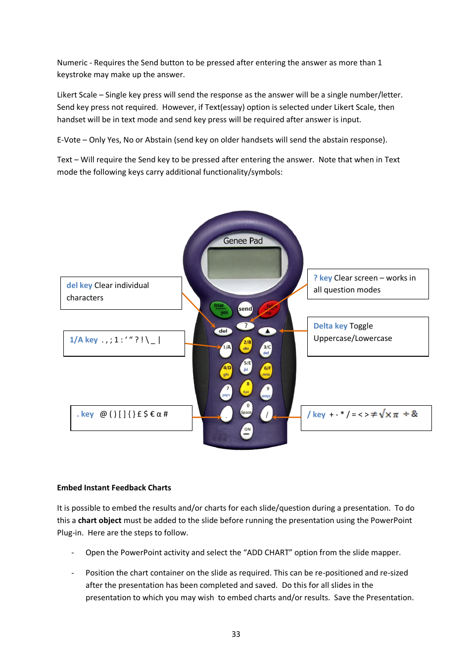 Genee World ClassComm User Manual | Page 33 / 112
