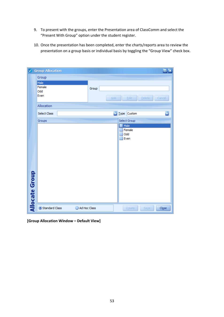 Genee World ClassComm User Manual | Page 53 / 112