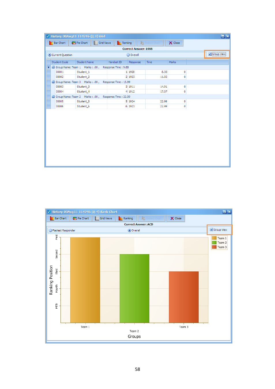 Genee World ClassComm User Manual | Page 58 / 112