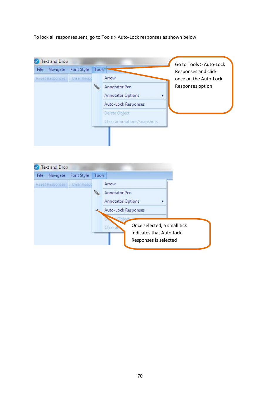 Genee World ClassComm User Manual | Page 70 / 112