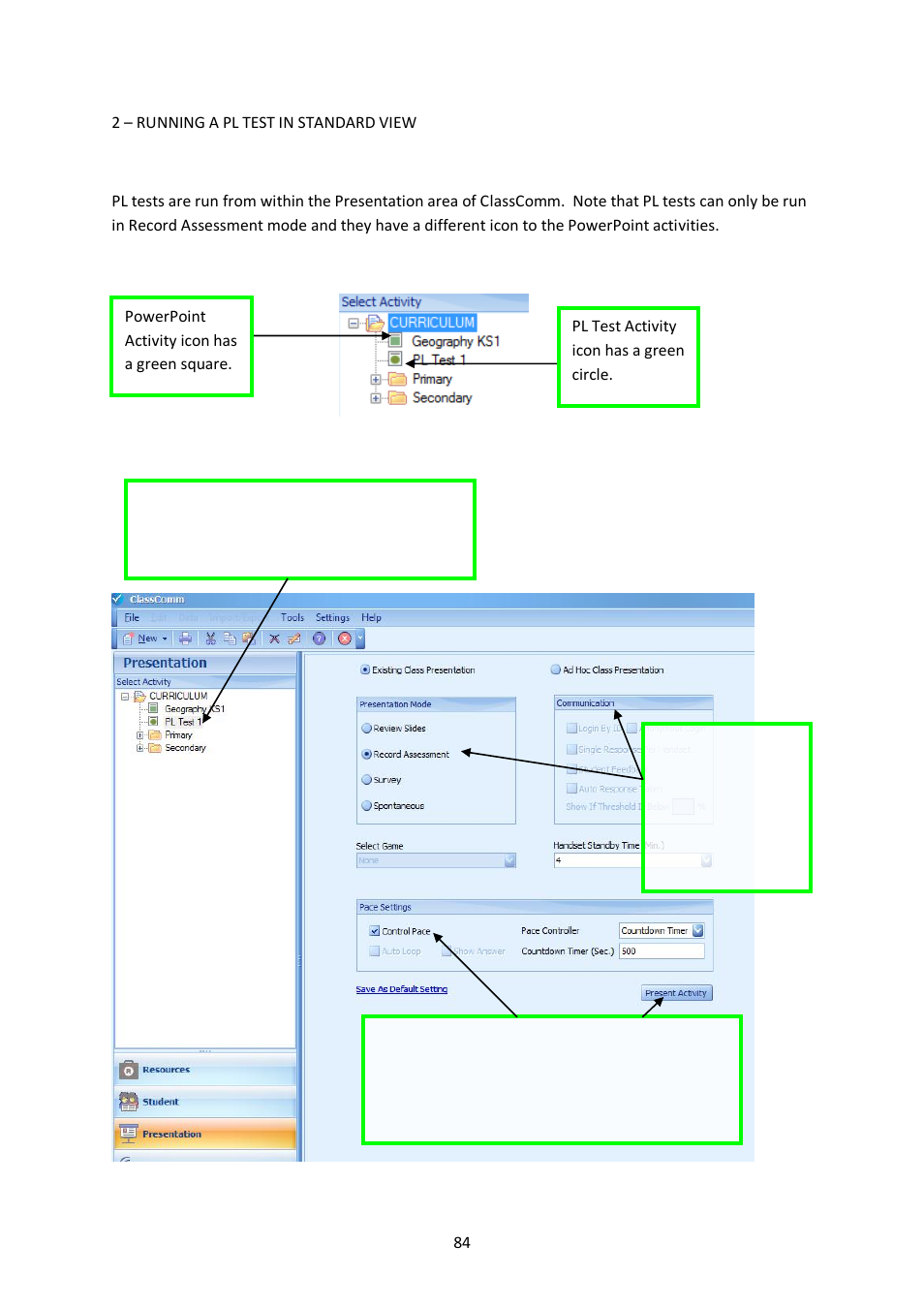 Genee World ClassComm User Manual | Page 84 / 112