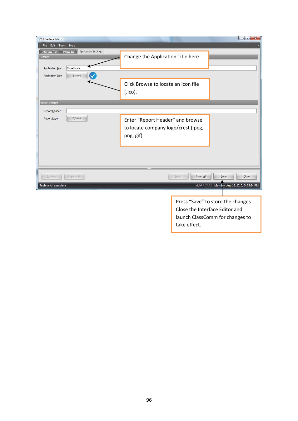 Genee World ClassComm User Manual | Page 96 / 112