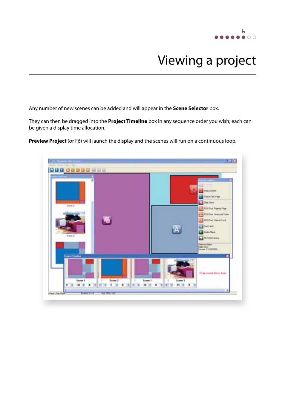 Viewing a project | Genee World Wall Talk User Manual | Page 9 / 12