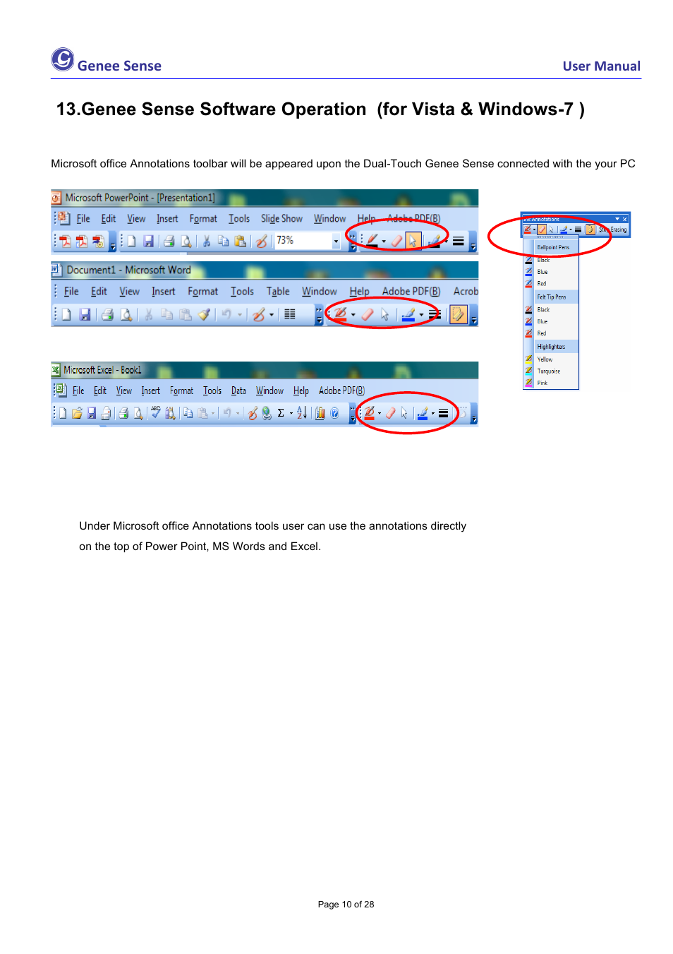 Genee World Genee Sense User Manual | Page 10 / 28