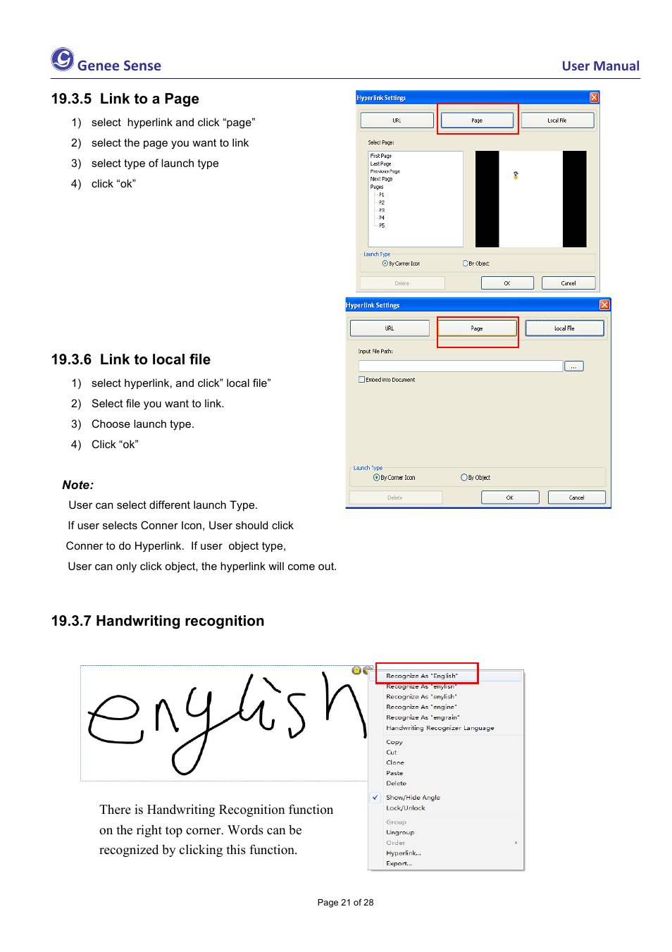 Genee sense | Genee World Genee Sense User Manual | Page 21 / 28