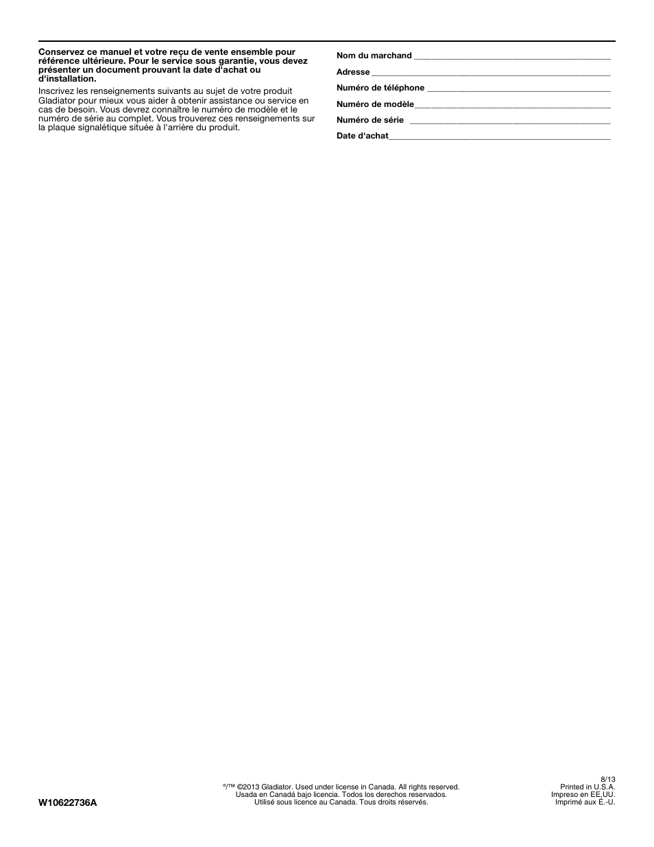 Gladiator GAGD264DBG Starter Series 4-Drawer Modular GearDrawer User Manual | Page 12 / 12