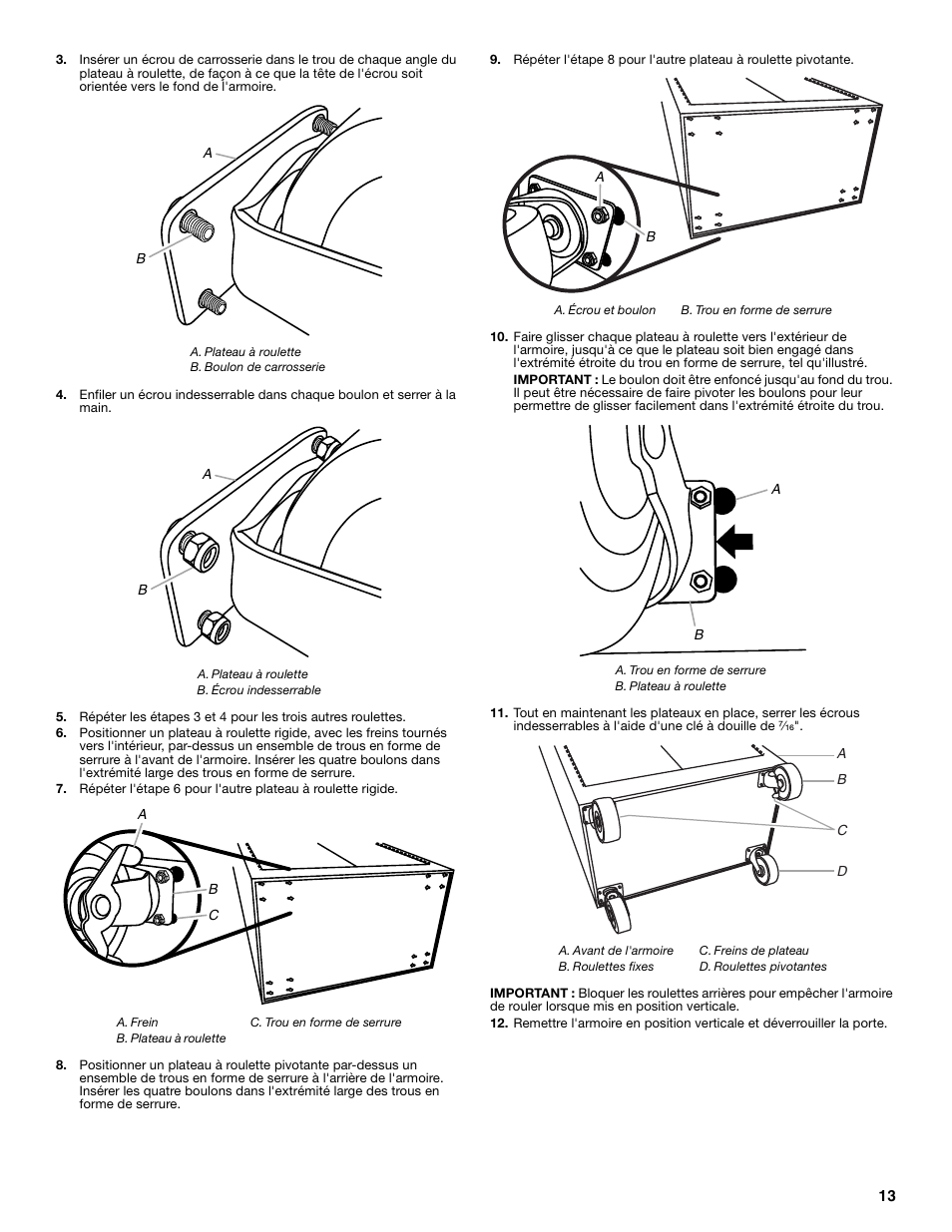 Gladiator GATB302DRG Premier Series Tall GearBox User Manual | Page 13 / 16