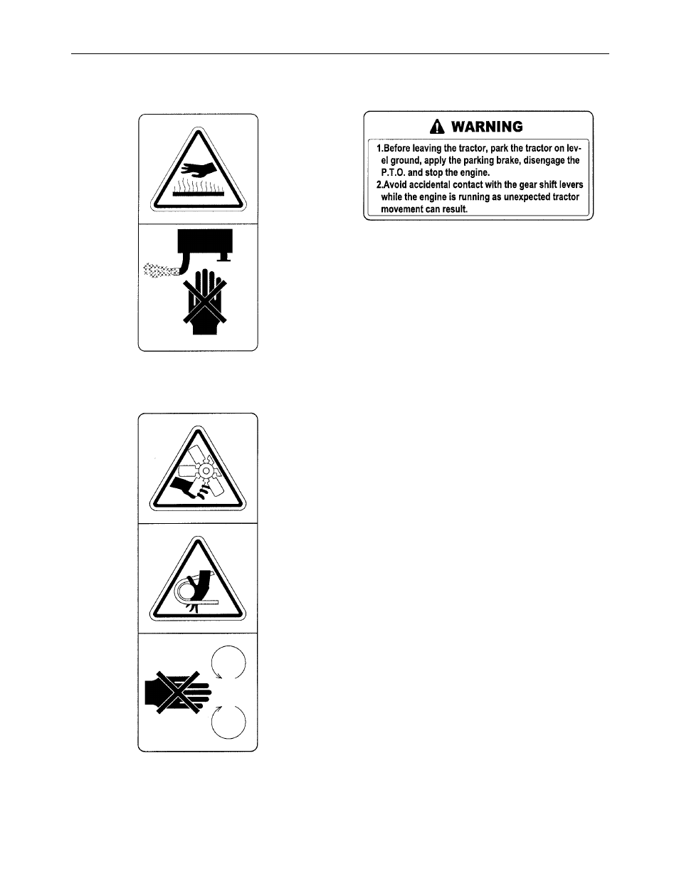 Safety labels (cont.) | Cub Cadet 8354 User Manual | Page 11 / 56