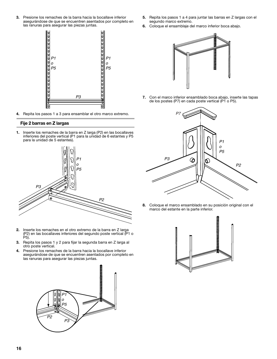 Gladiator GARS486XBG Cadet 48 x 18 6-Tier Rack Shelf User Manual | Page 16 / 36