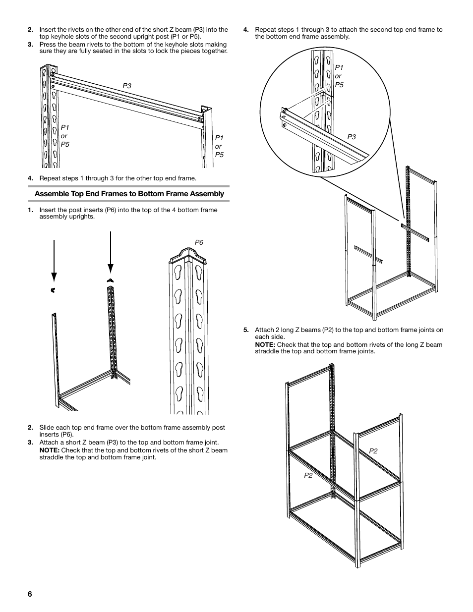 Gladiator GARS486XBG Cadet 48 x 18 6-Tier Rack Shelf User Manual | Page 6 / 36