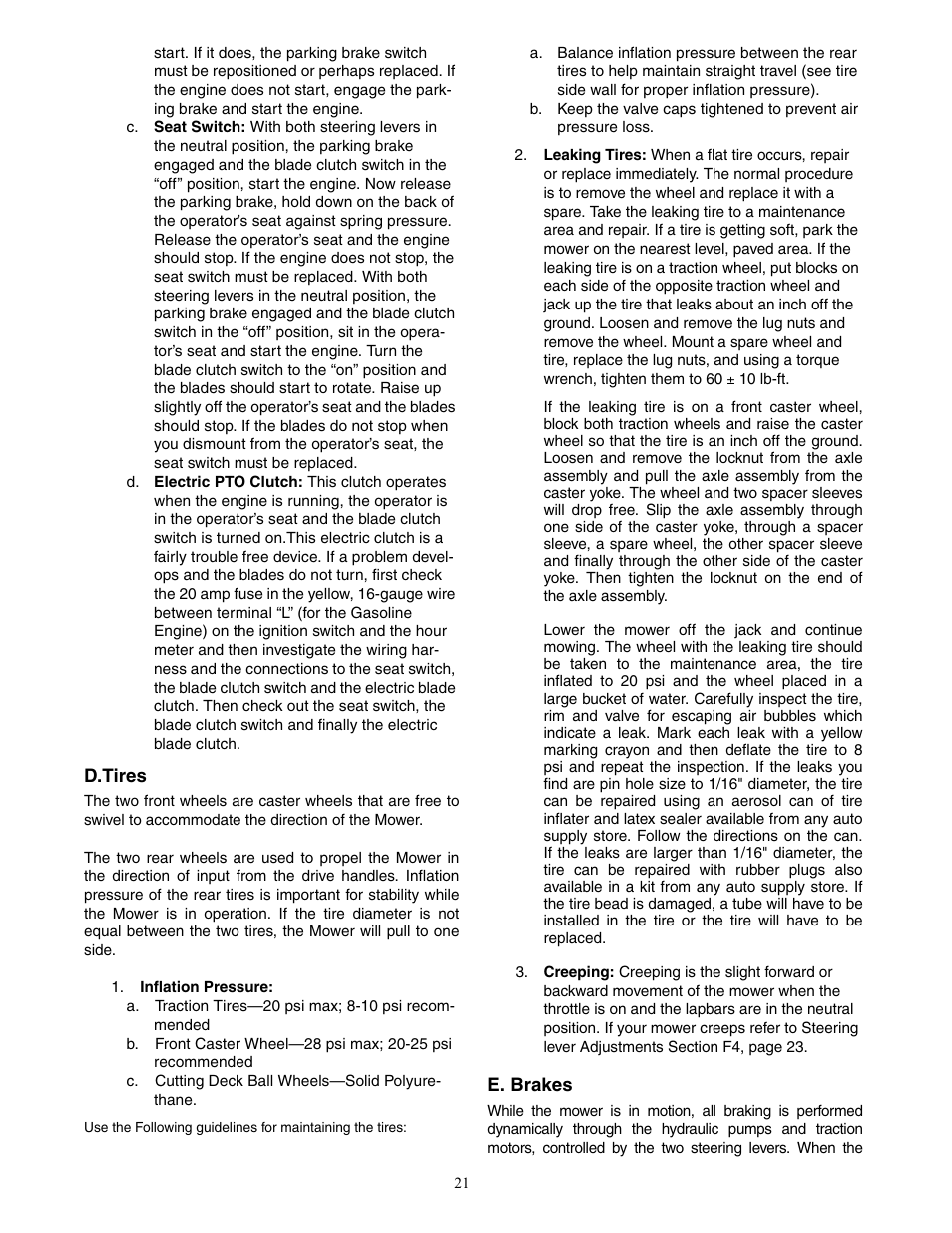 Cub Cadet 53AJ8CTX750 User Manual | Page 21 / 32