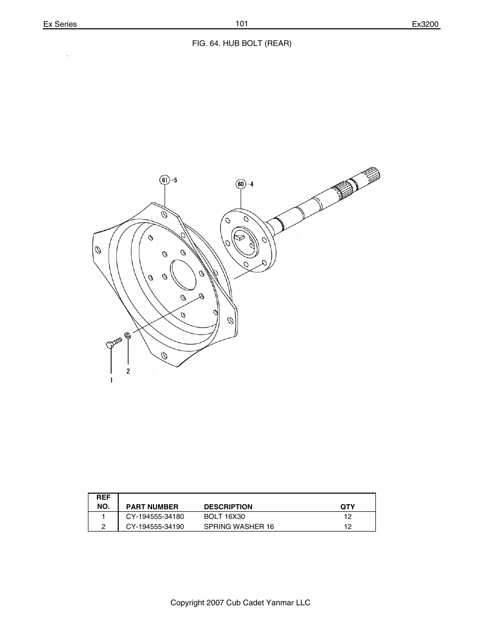 Cub Cadet Ex32002 User Manual | Page 101 / 182