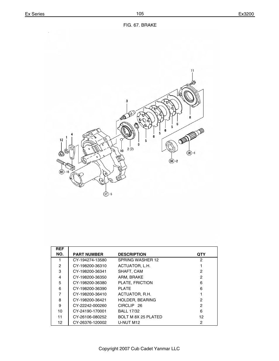 Cub Cadet Ex32002 User Manual | Page 105 / 182