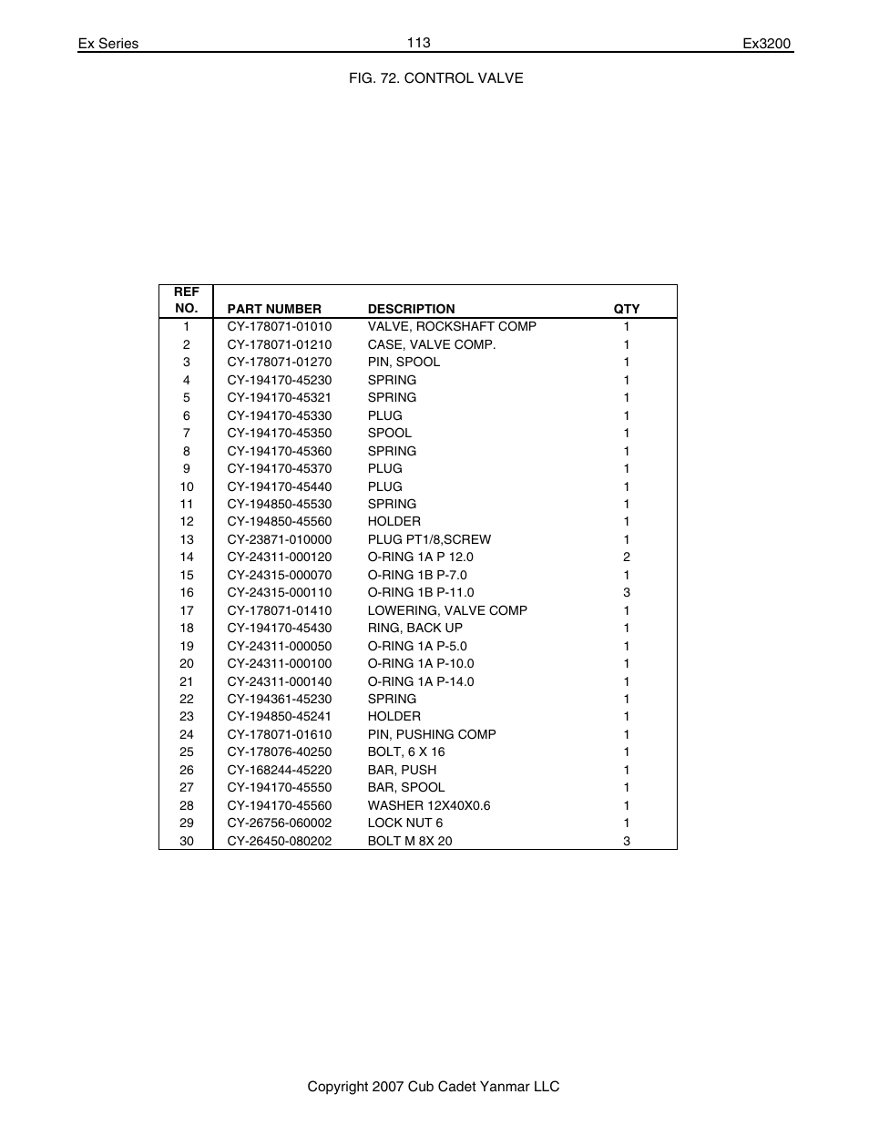 Cub Cadet Ex32002 User Manual | Page 113 / 182