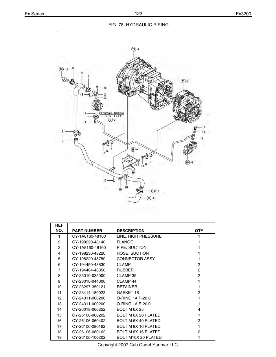 Cub Cadet Ex32002 User Manual | Page 122 / 182
