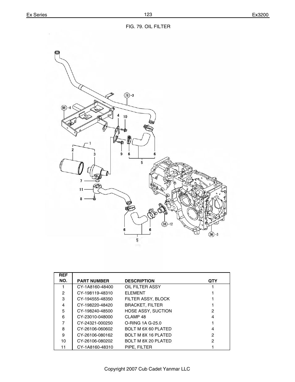 Cub Cadet Ex32002 User Manual | Page 123 / 182