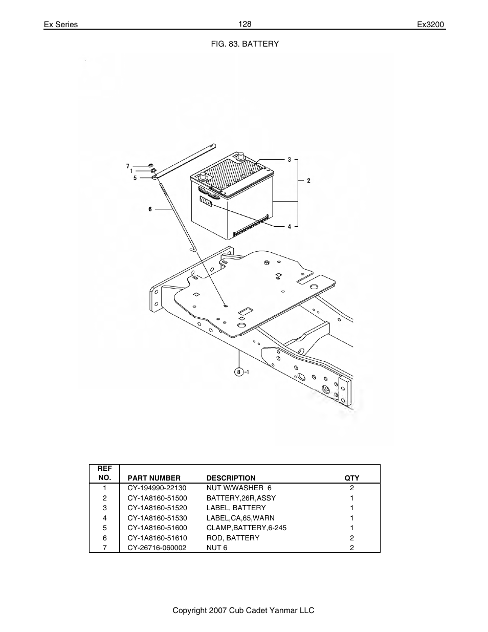 Cub Cadet Ex32002 User Manual | Page 128 / 182