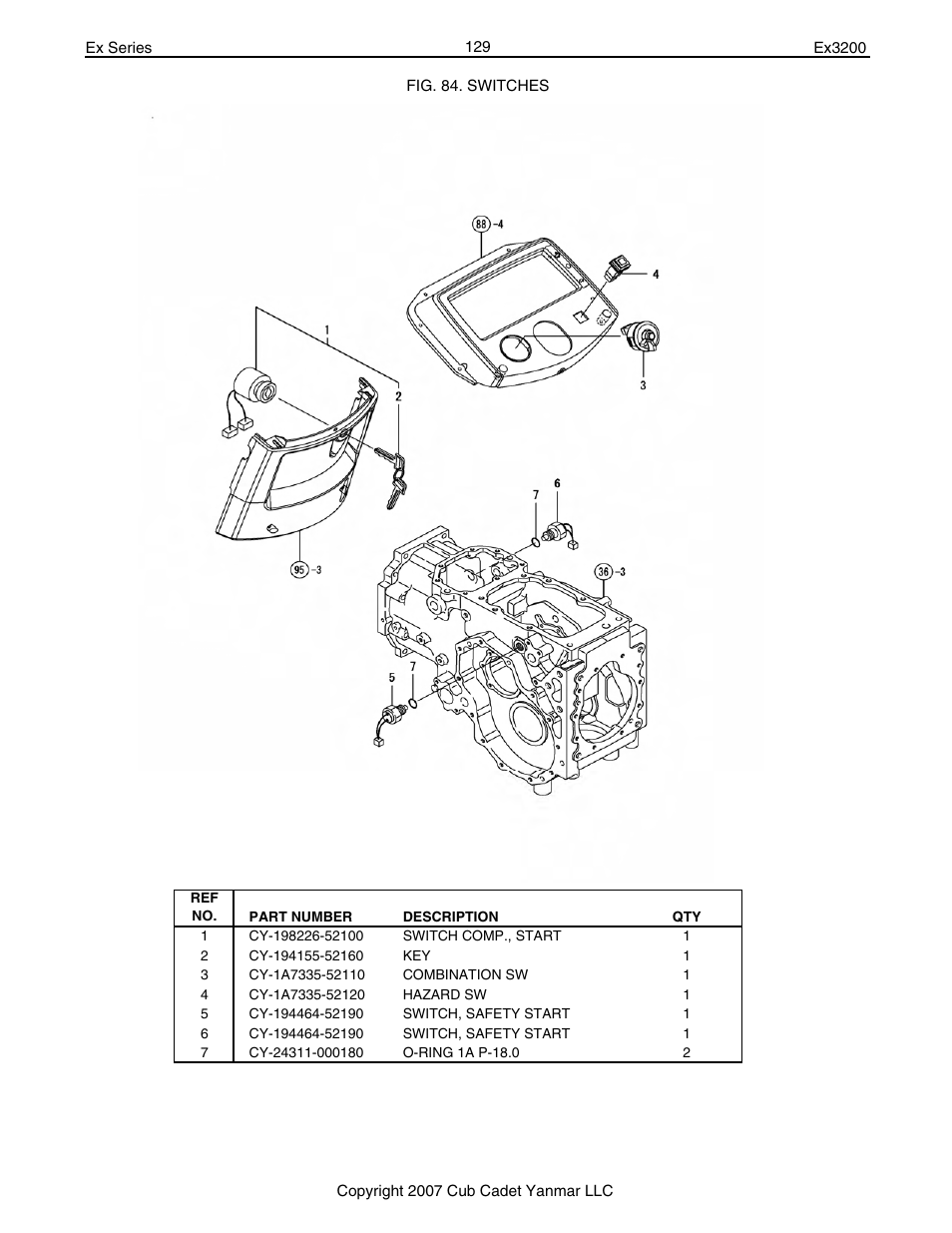Cub Cadet Ex32002 User Manual | Page 129 / 182