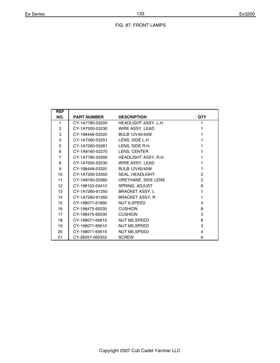 Cub Cadet Ex32002 User Manual | Page 133 / 182