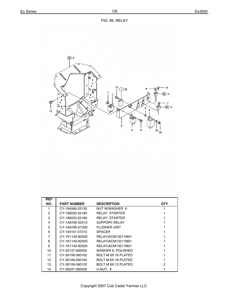 Cub Cadet Ex32002 User Manual | Page 135 / 182