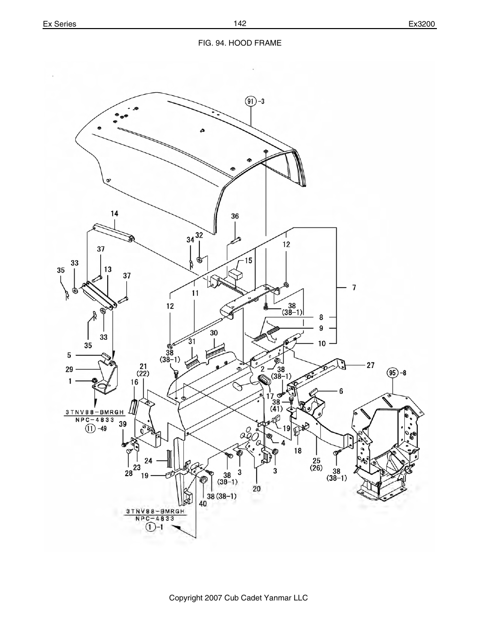 Cub Cadet Ex32002 User Manual | Page 142 / 182