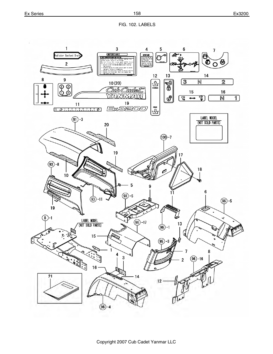 Cub Cadet Ex32002 User Manual | Page 158 / 182