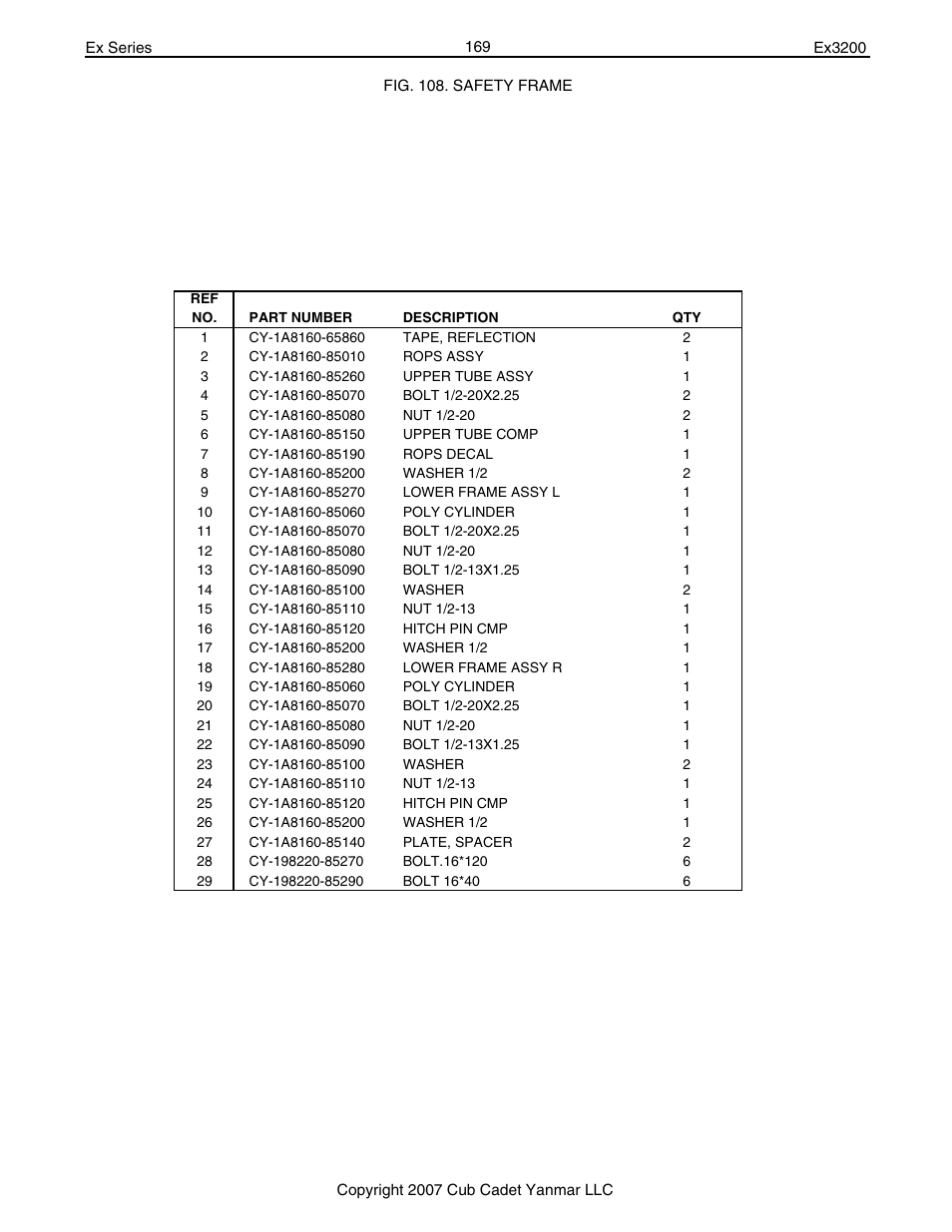 Cub Cadet Ex32002 User Manual | Page 169 / 182