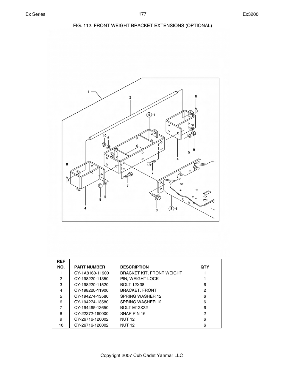 Cub Cadet Ex32002 User Manual | Page 177 / 182