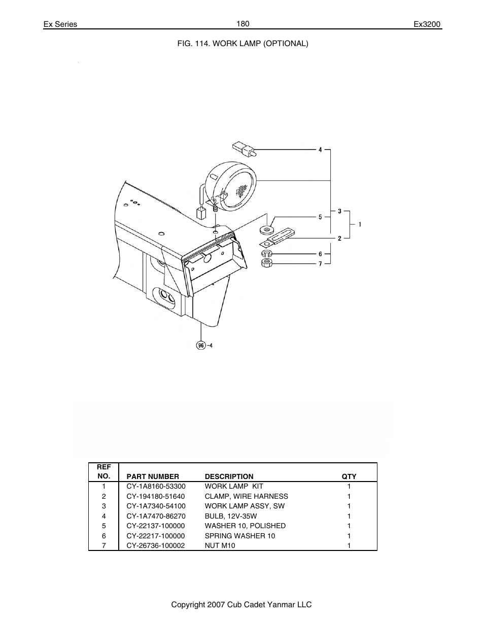 Cub Cadet Ex32002 User Manual | Page 180 / 182