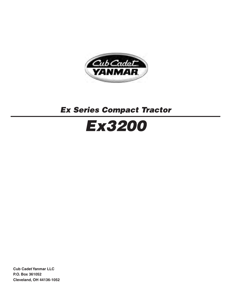 Cub Cadet Ex32002 User Manual | Page 182 / 182