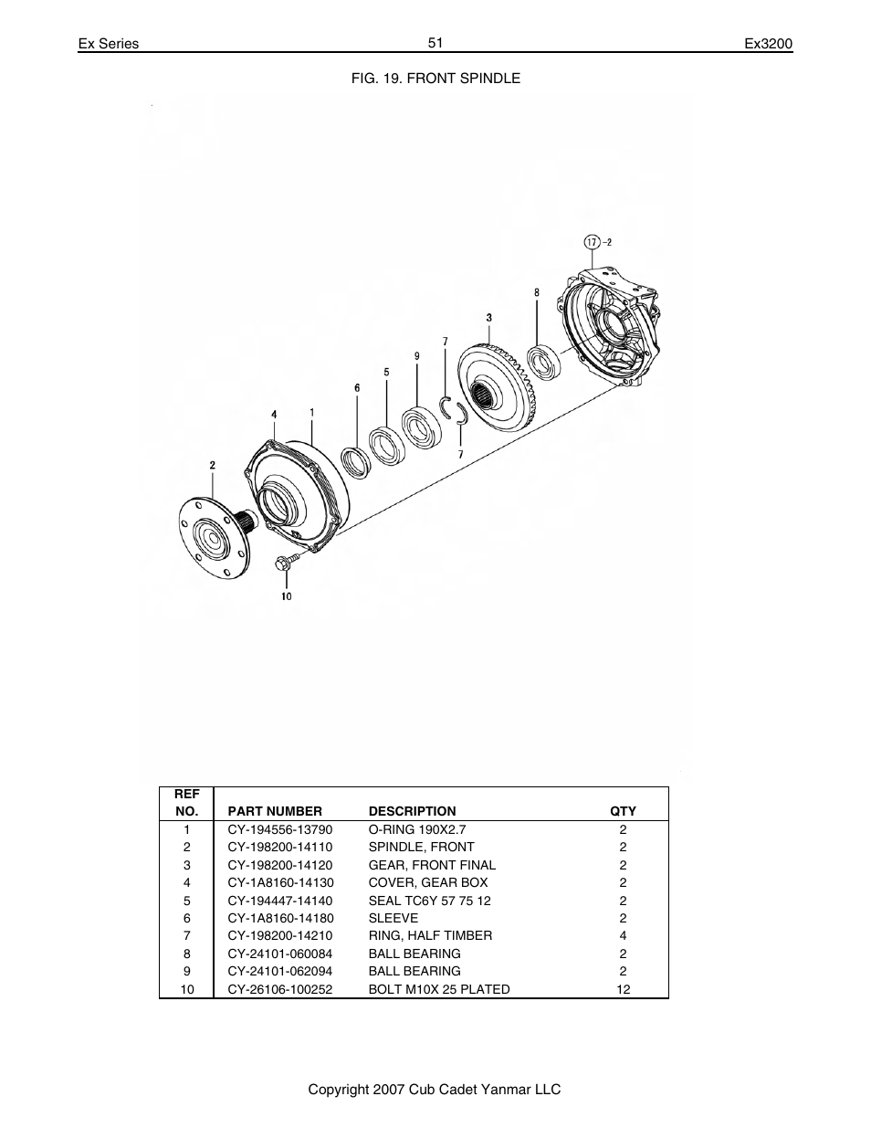 Cub Cadet Ex32002 User Manual | Page 51 / 182