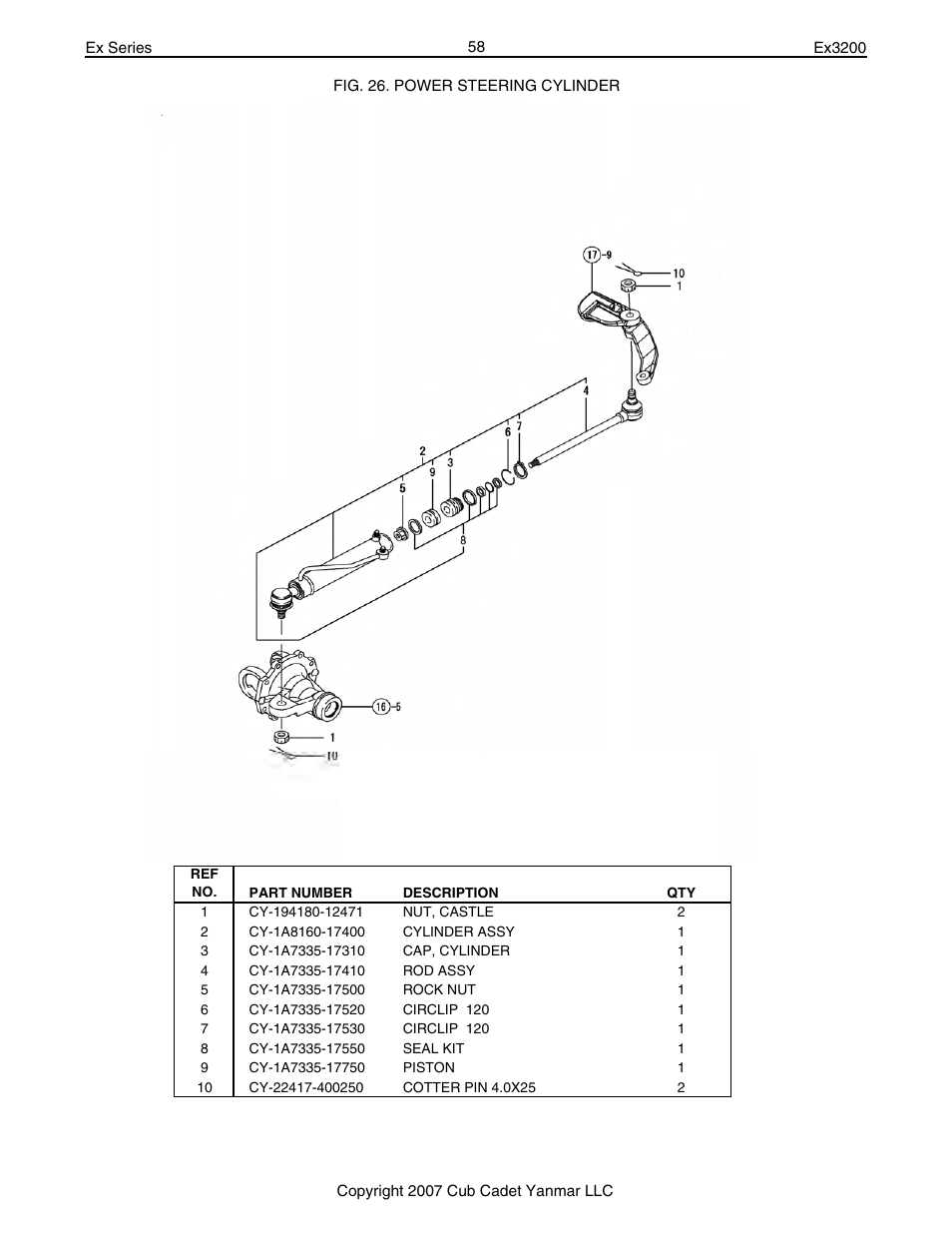 Cub Cadet Ex32002 User Manual | Page 58 / 182