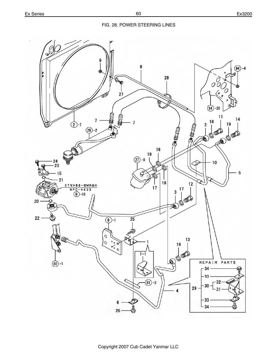 Cub Cadet Ex32002 User Manual | Page 60 / 182