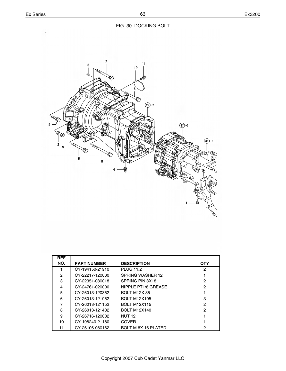 Cub Cadet Ex32002 User Manual | Page 63 / 182