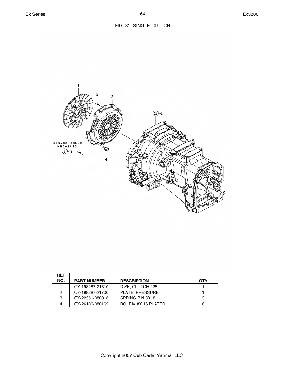 Cub Cadet Ex32002 User Manual | Page 64 / 182