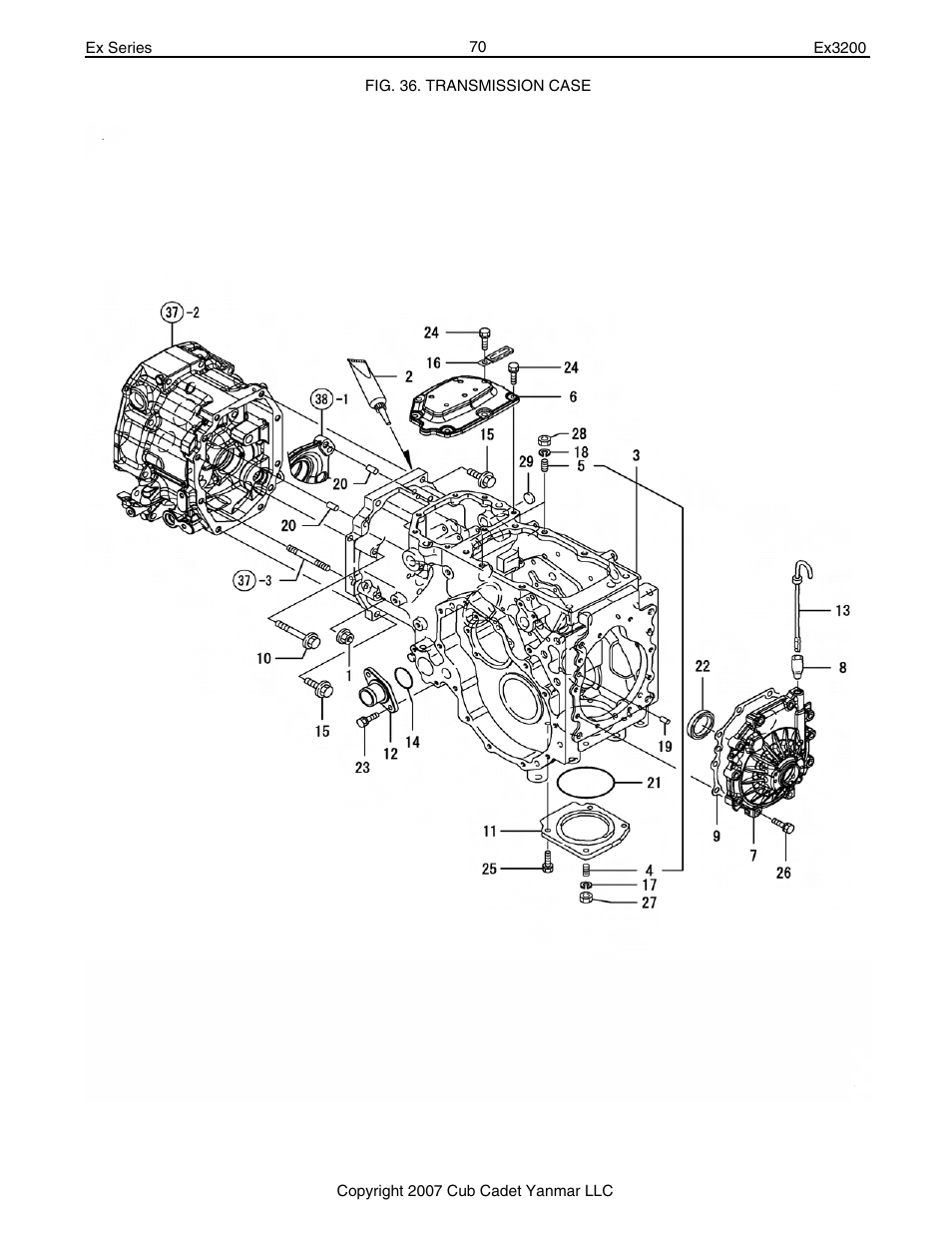 Cub Cadet Ex32002 User Manual | Page 70 / 182
