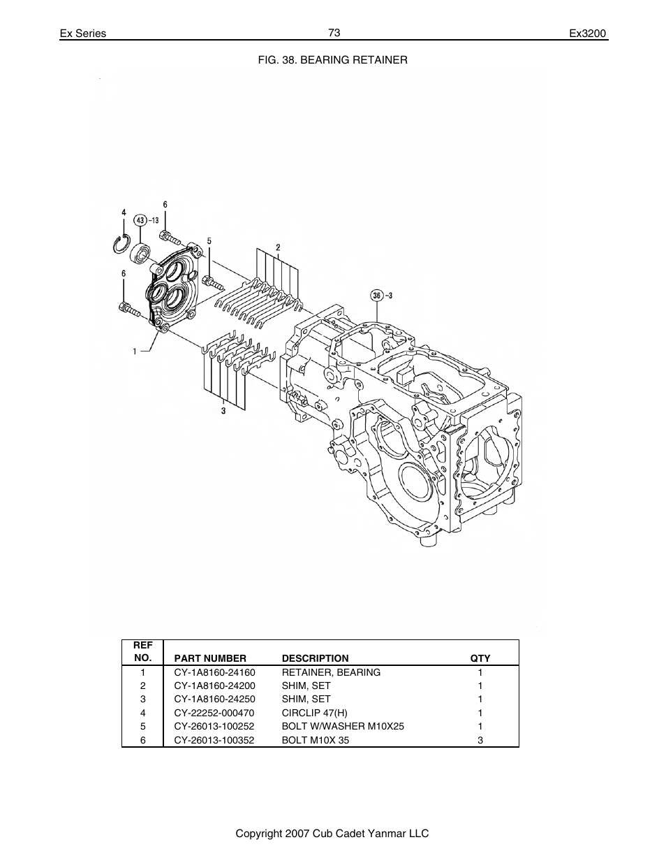 Cub Cadet Ex32002 User Manual | Page 73 / 182