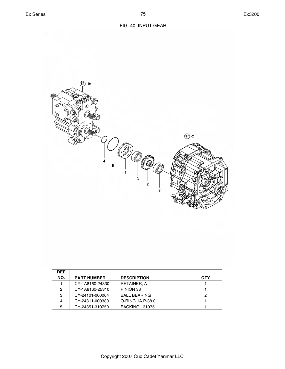 Cub Cadet Ex32002 User Manual | Page 75 / 182