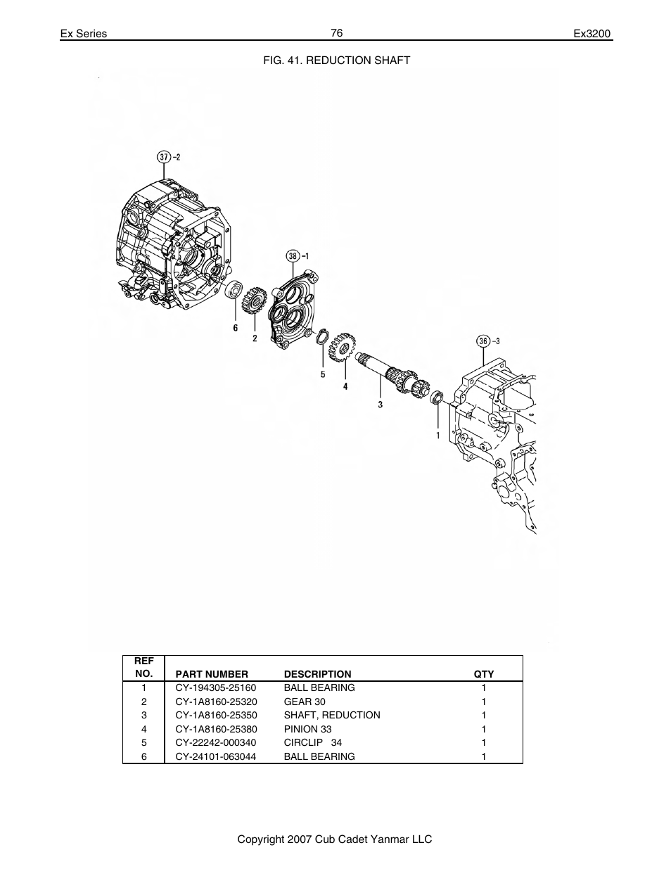 Cub Cadet Ex32002 User Manual | Page 76 / 182