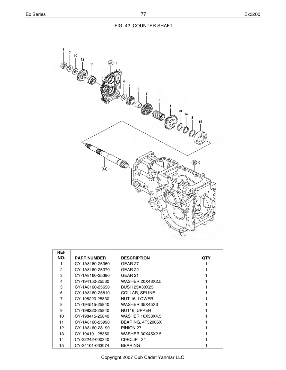 Cub Cadet Ex32002 User Manual | Page 77 / 182