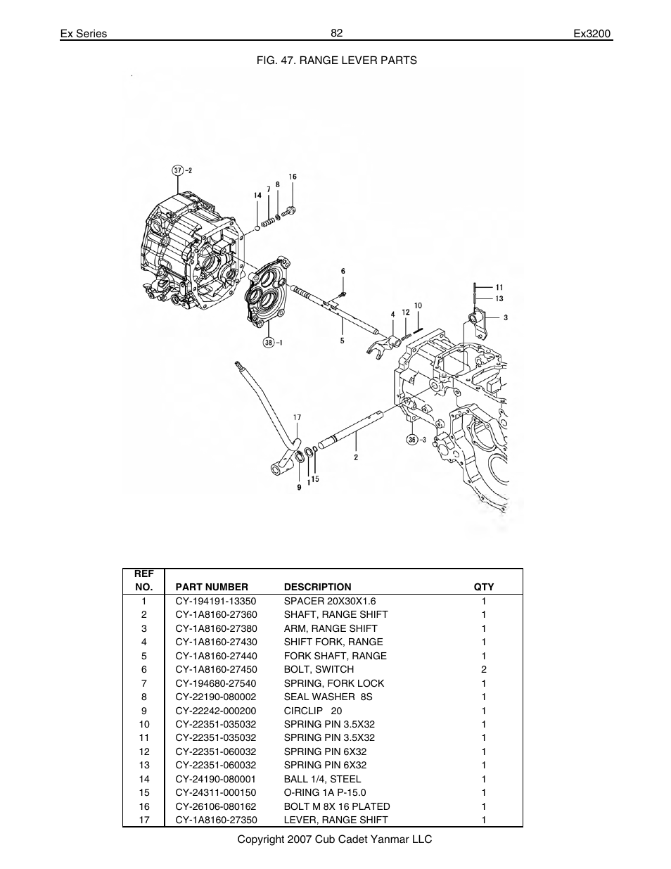 Cub Cadet Ex32002 User Manual | Page 82 / 182