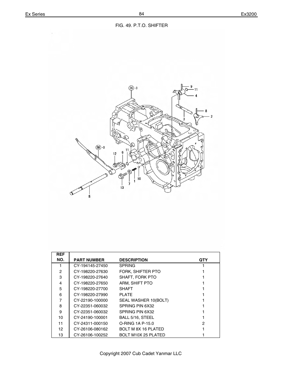 Cub Cadet Ex32002 User Manual | Page 84 / 182
