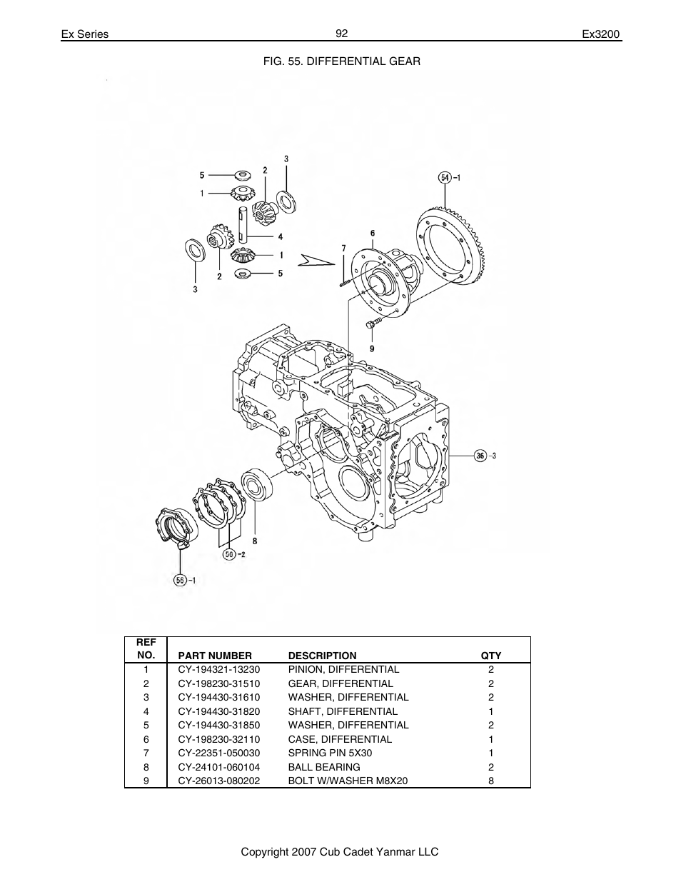 Cub Cadet Ex32002 User Manual | Page 92 / 182