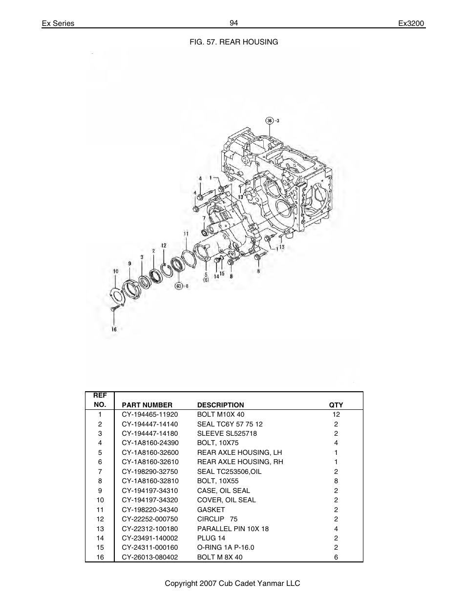 Cub Cadet Ex32002 User Manual | Page 94 / 182
