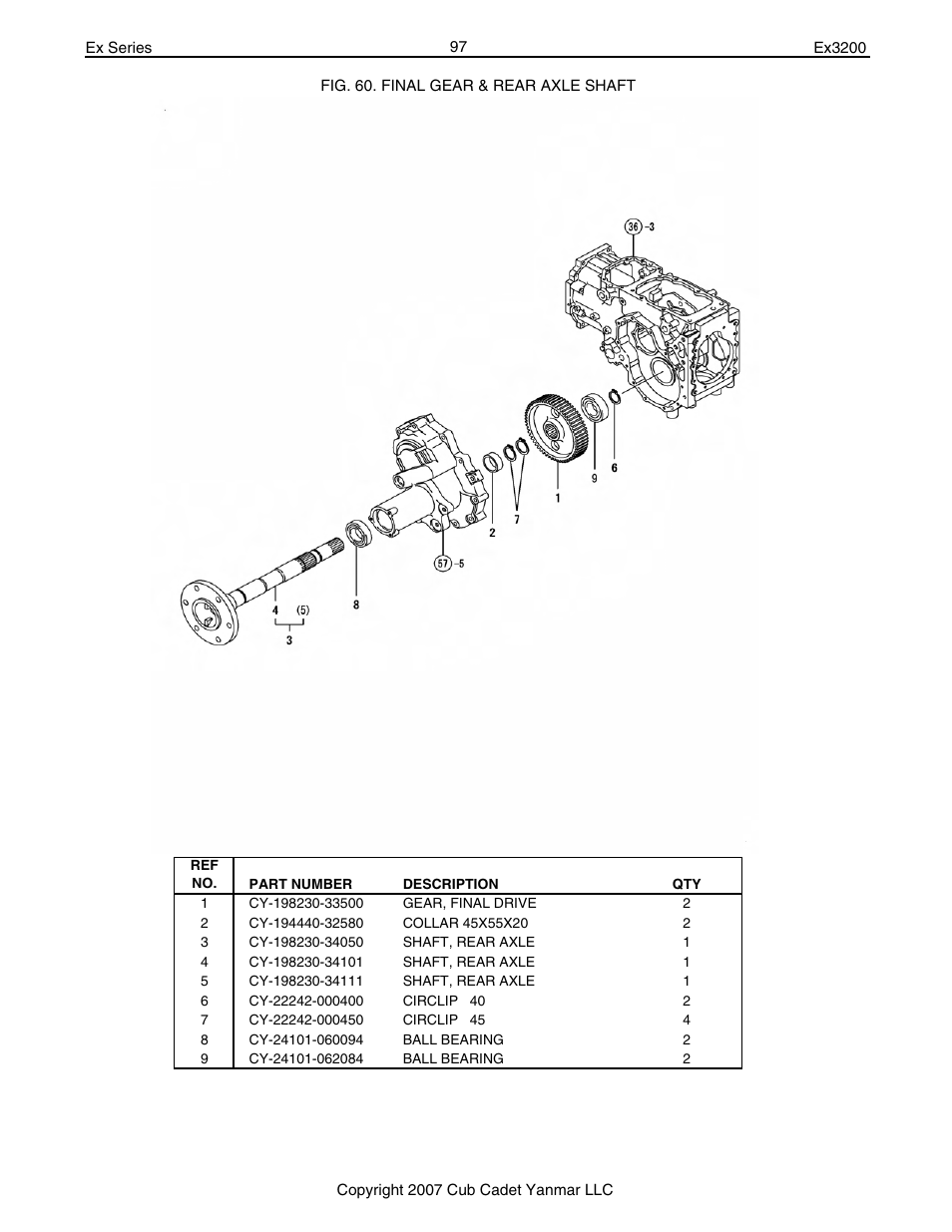 Cub Cadet Ex32002 User Manual | Page 97 / 182