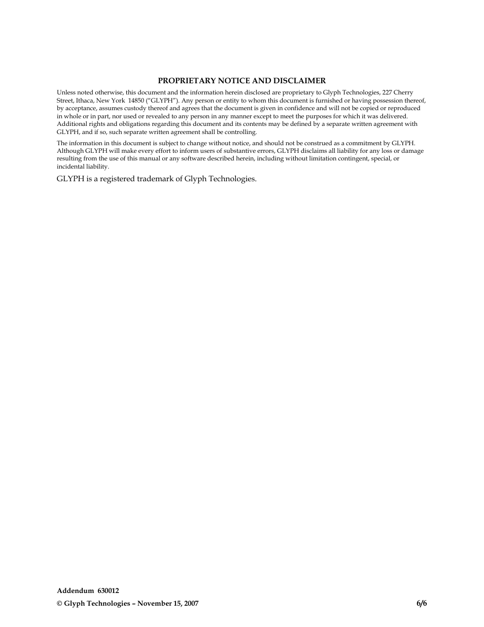 Glyph Write Performance Windows XP User Manual | Page 6 / 6