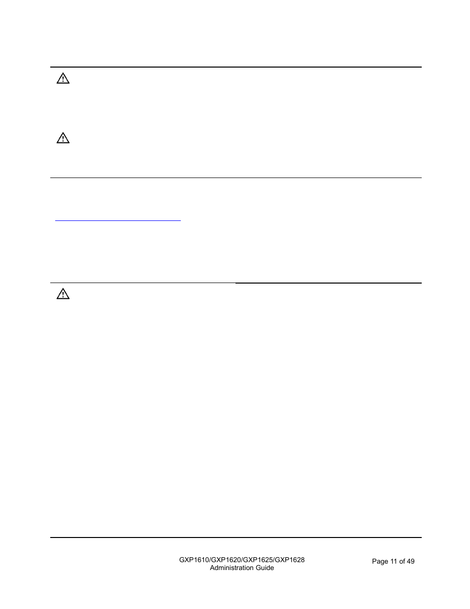 Grandstream GXP1610 Administration Guide User Manual | Page 12 / 50