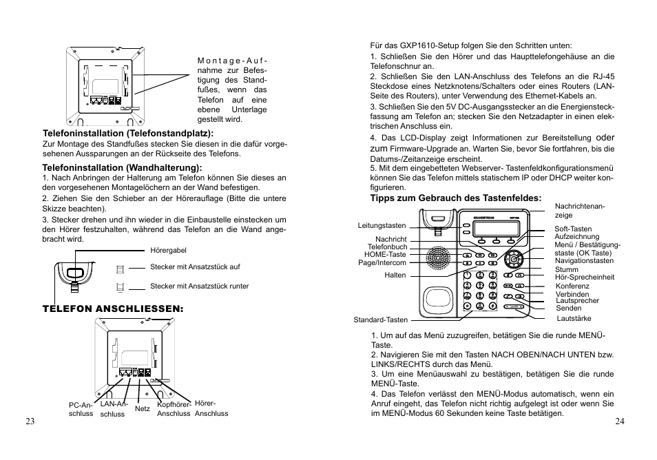 Grandstream GXP1610 Quick Installation Guides User Manual | Page 14 / 25
