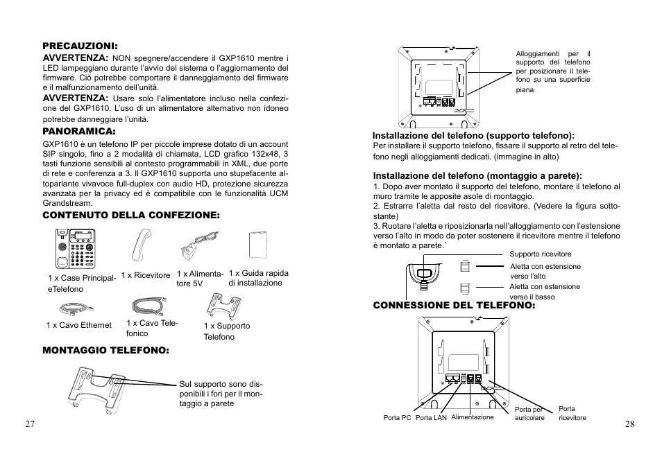 Grandstream GXP1610 Quick Installation Guides User Manual | Page 16 / 25