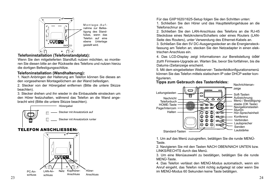 Grandstream GXP1620 Quick Installation Guides User Manual | Page 14 / 25